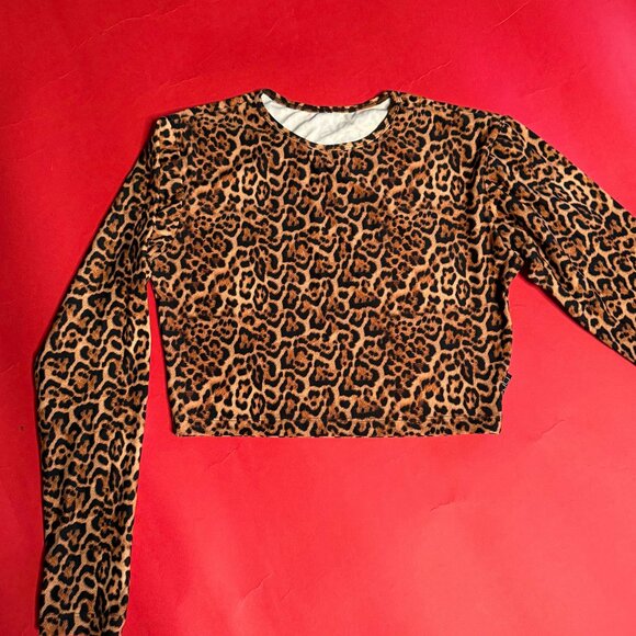 Upcycled Crop Tops Bundle – Animal Print and Punk Print, Street Style, Size M/L - Picture 8 of 12